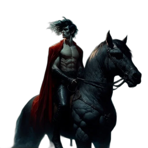concept art, fantasy art, comic book art, photorealistic transparent PNG cut-out