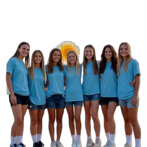 staff, blue, pastel, team transparent PNG cut-out