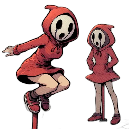 dress, mask, jacket, creature transparent PNG cut-out