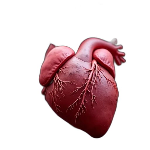 3d render, photorealistic, concept art, heart transparent PNG cut-out