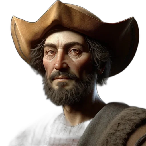 face, hat, crown, staff transparent PNG cut-out