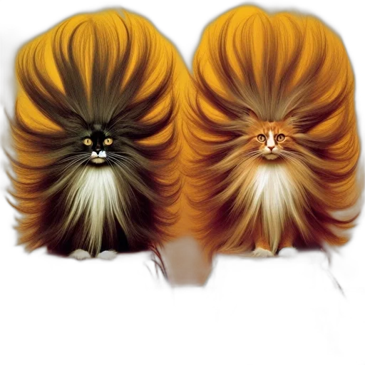 hair, crown, mask, photorealistic transparent PNG cut-out