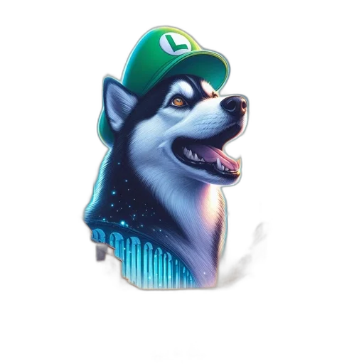 animal, creature, hat, staff transparent PNG cut-out