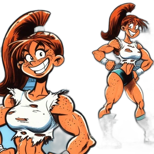 concept art, cartoon, comic book art, anime transparent PNG cut-out