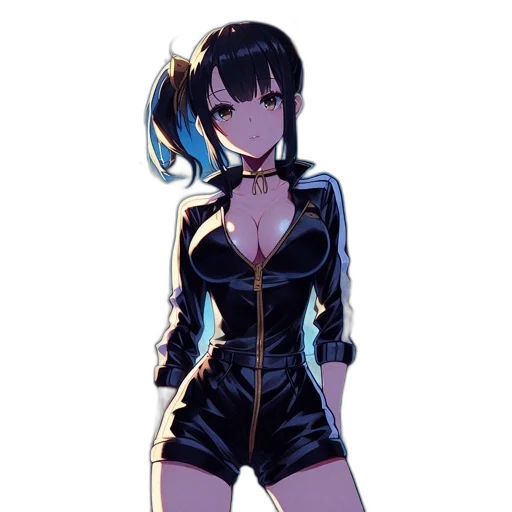 dress, jacket, weapon, staff transparent PNG cut-out