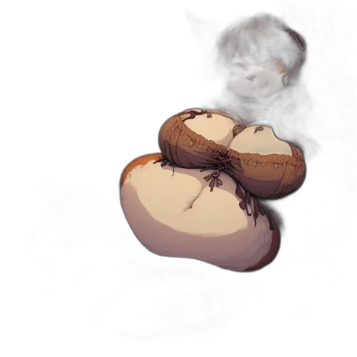 food, hair, crown, weapon transparent PNG cut-out