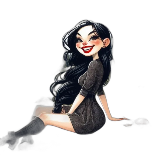 dress, cartoon, fantasy art, concept art transparent PNG cut-out