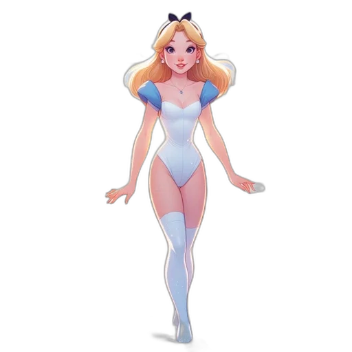 dress, concept art, cartoon, 3d render transparent PNG cut-out