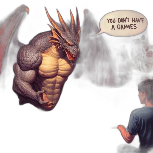 dragon, creature, concept art, comic book art transparent PNG cut-out