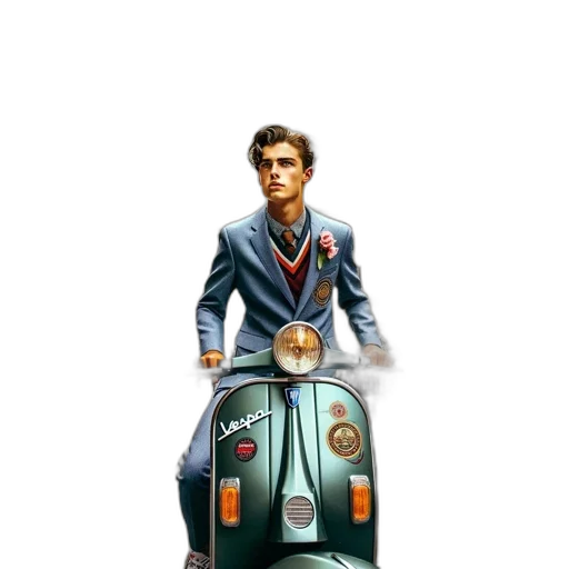 jacket, car, robot, concept art transparent PNG cut-out