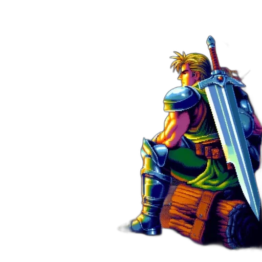 sword, weapon, concept art, pixel art transparent PNG cut-out