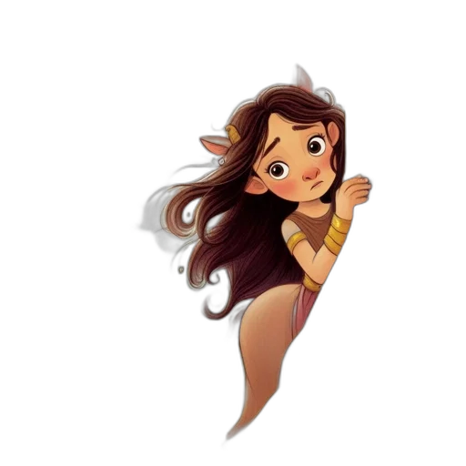 hair, cartoon, concept art, fantasy art transparent PNG cut-out