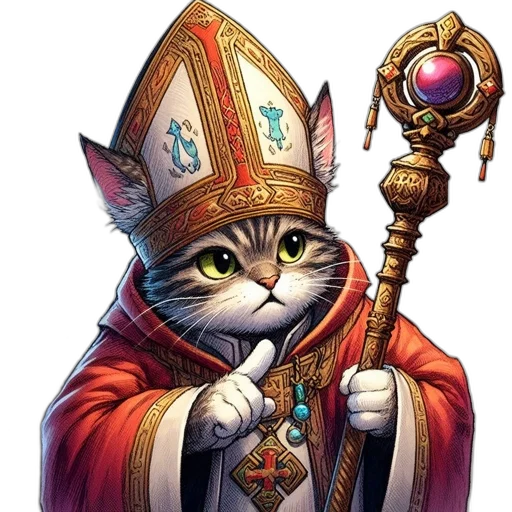 staff, crown, fantasy art, concept art transparent PNG cut-out
