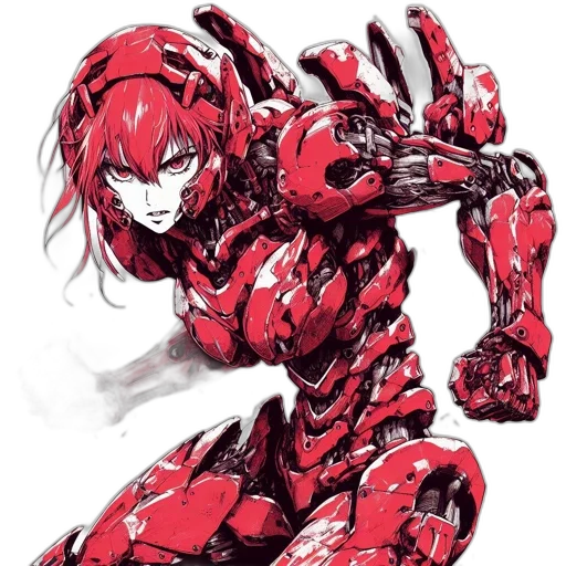 robot, weapon, comic book art, concept art transparent PNG cut-out