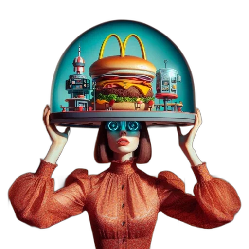 food, robot, hat, crown transparent PNG cut-out