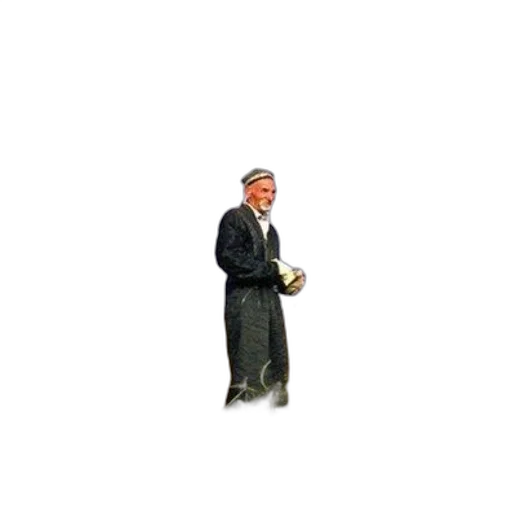 staff, hat, jacket, umbrella transparent PNG cut-out