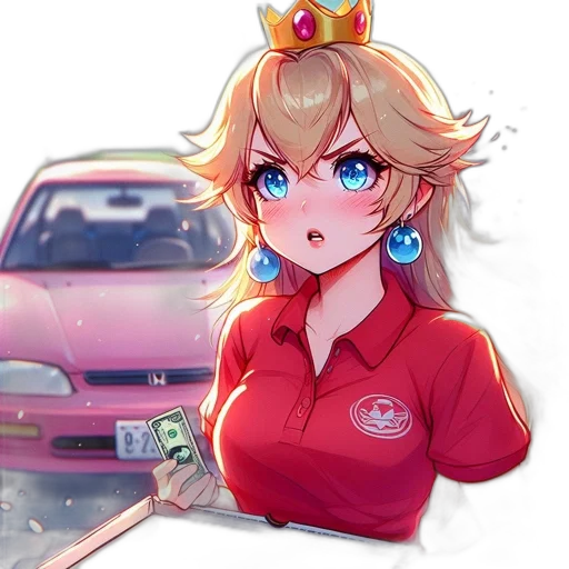 crown, car, staff, weapon transparent PNG cut-out