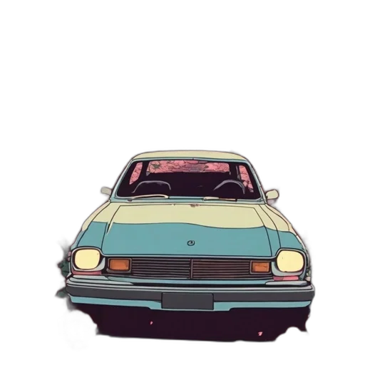 car, crown, face, weapon transparent PNG cut-out
