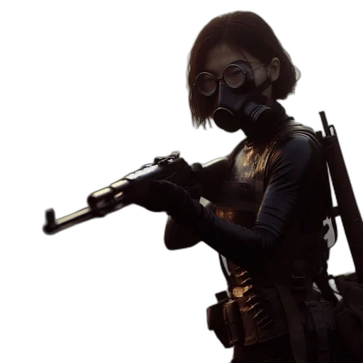 weapon, mask, staff, concept art transparent PNG cut-out