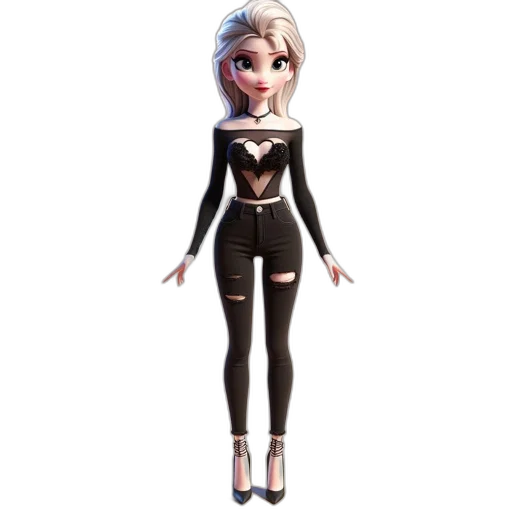 dress, robot, jacket, 3d render transparent PNG cut-out