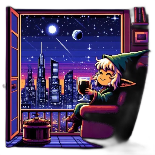furniture, pixel art, concept art, comic book art transparent PNG cut-out