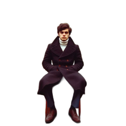 staff, jacket, shoes, pixel art transparent PNG cut-out