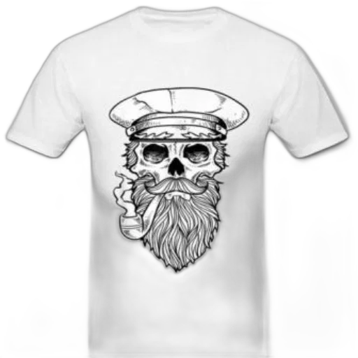 cartoon, white, t-shirt, featuring transparent PNG cut-out