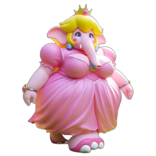 dress, crown, animal, creature transparent PNG cut-out