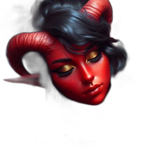 mask, face, dragon, staff transparent PNG cut-out
