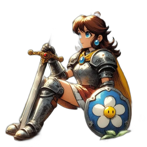 sword, weapon, staff, crown transparent PNG cut-out