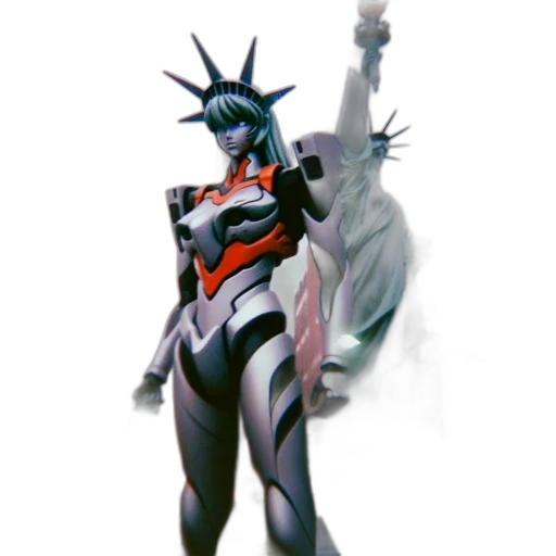 robot, weapon, concept art, 3d render transparent PNG cut-out