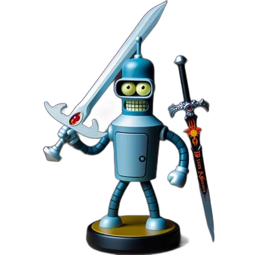 robot, sword, weapon, staff transparent PNG cut-out