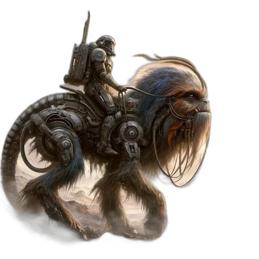 creature, dragon, hair, animal transparent PNG cut-out