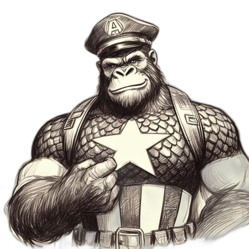 comic book art, concept art, cartoon, fantasy art transparent PNG cut-out