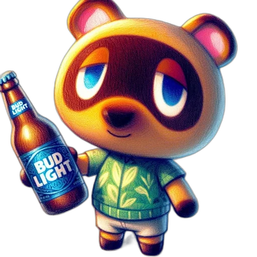 bottle, animal, jacket, 3d render transparent PNG cut-out