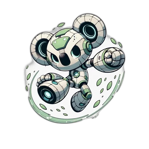 robot, creature, mask, weapon transparent PNG cut-out