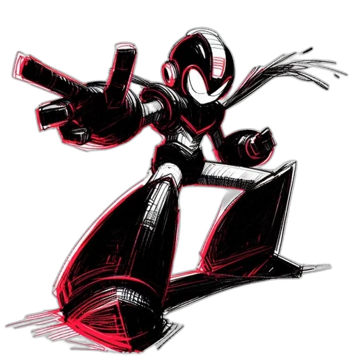 robot, weapon, concept art, comic book art transparent PNG cut-out