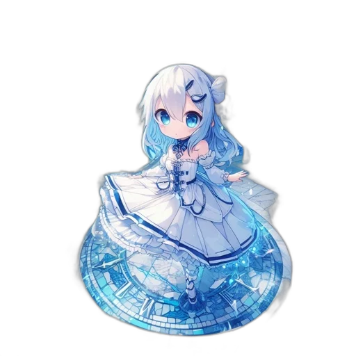 bottle, dress, robot, creature transparent PNG cut-out