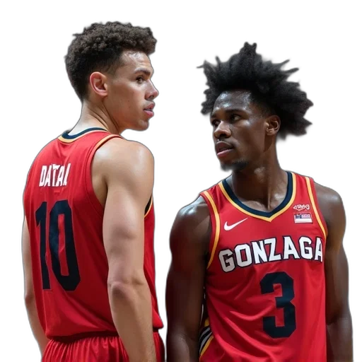 two, images, gonzaga, players transparent PNG cut-out