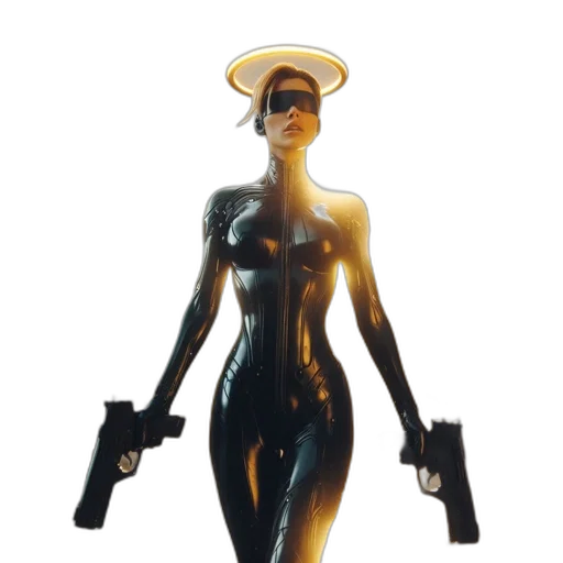 weapon, dress, robot, concept art transparent PNG cut-out