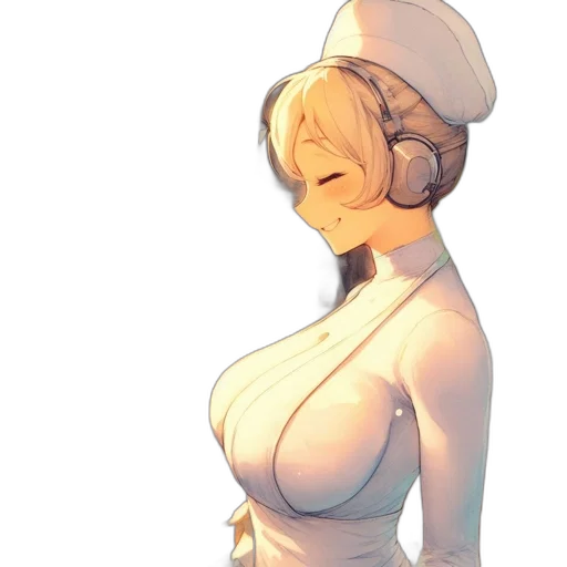 dress, staff, hat, crown transparent PNG cut-out