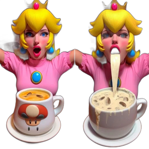 crown, food, 3d render, concept art transparent PNG cut-out