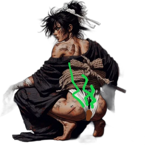 dress, concept art, cyberpunk, fantasy art transparent PNG cut-out