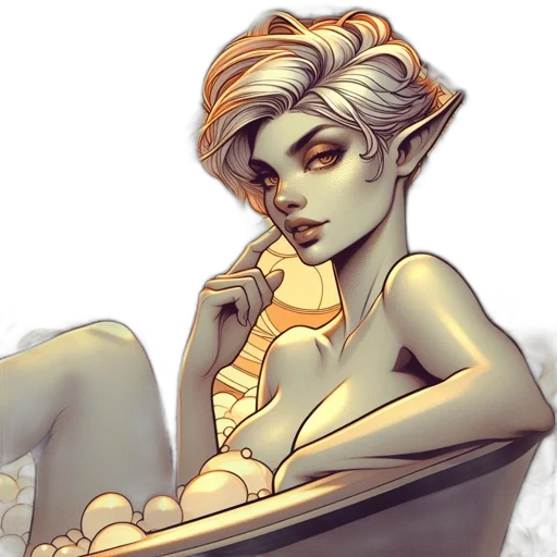 concept art, fantasy art, comic book art, watercolor transparent PNG cut-out
