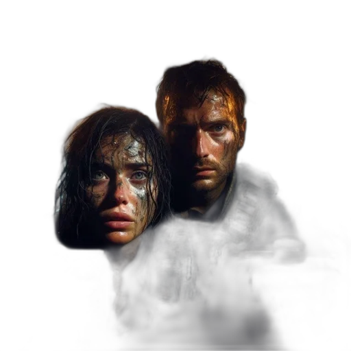 face, mask, jacket, concept art transparent PNG cut-out