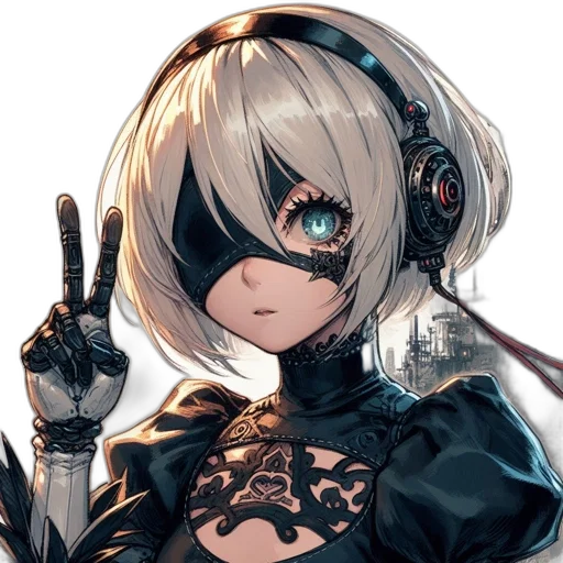 robot, mask, face, staff transparent PNG cut-out