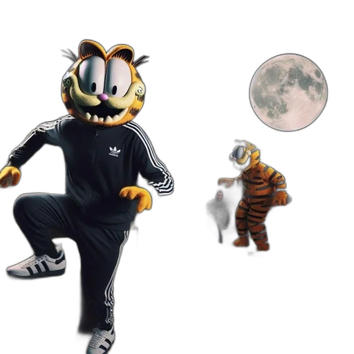 creature, animal, mask, jacket transparent PNG cut-out