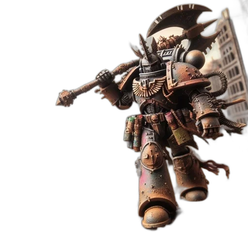 robot, weapon, concept art, 3d render transparent PNG cut-out