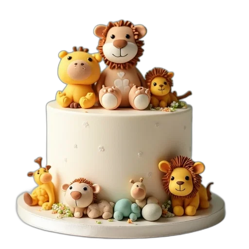 3d render, photorealistic, little, cake transparent PNG cut-out