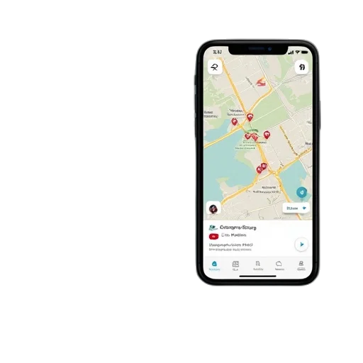 pair, apple, maps, iphones transparent PNG cut-out